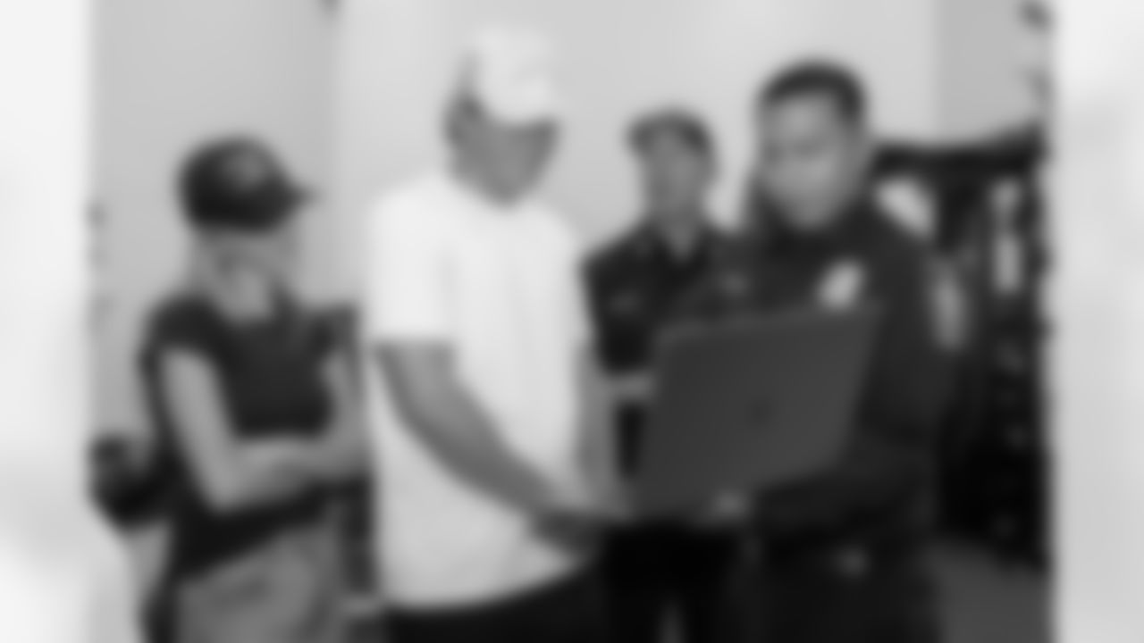 Chargers Kicker Cameron Dicker visits Station 51 in North Hollywood, CA