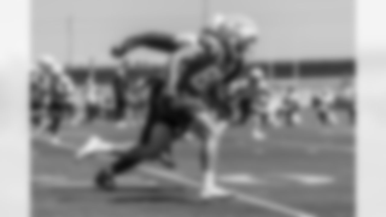 The Los Angeles Chargers practice on Monday, September 1, 2025 at The Bolt in El Segundo, CA.