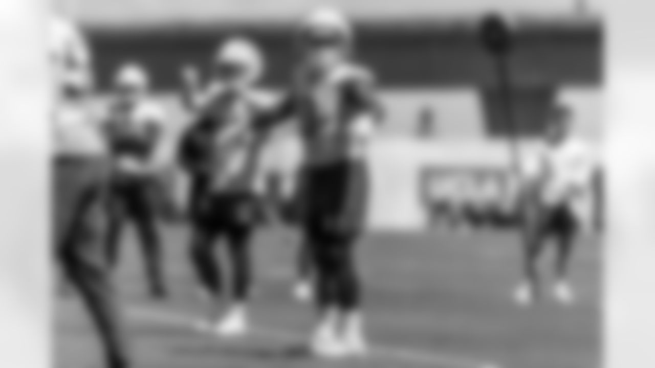 The Los Angeles Chargers practice on Monday, September 1, 2025 at The Bolt in El Segundo, CA.