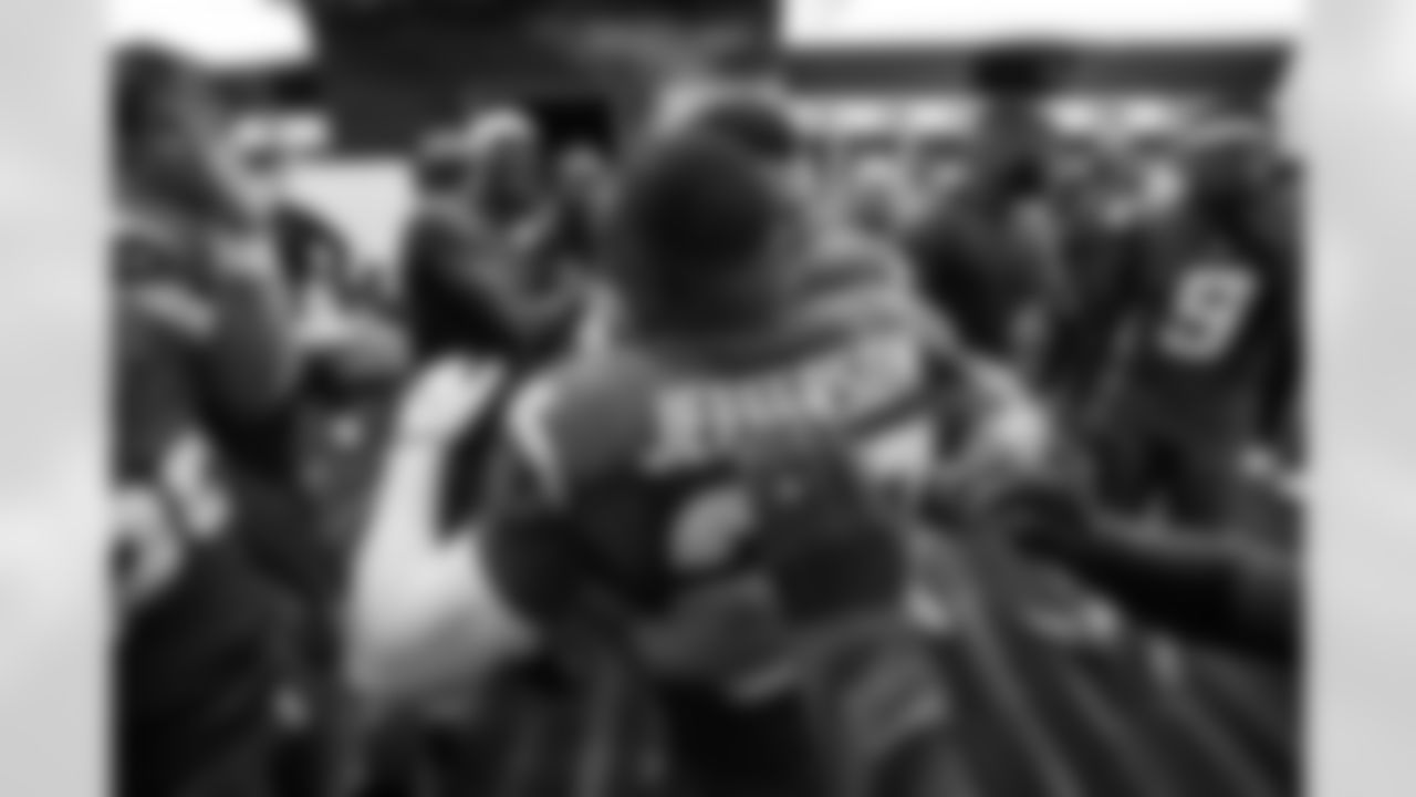 S Tony Jefferson (23) and WR Ladd McConkey (15)