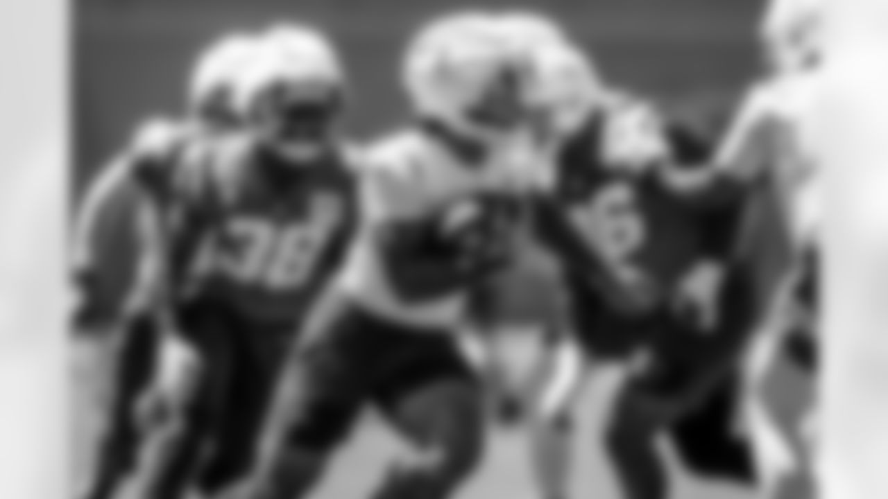 The Los Angeles Chargers practice at Training Camp on Wednesday, August 20, 2025 at The Bolt in El Segundo, CA.