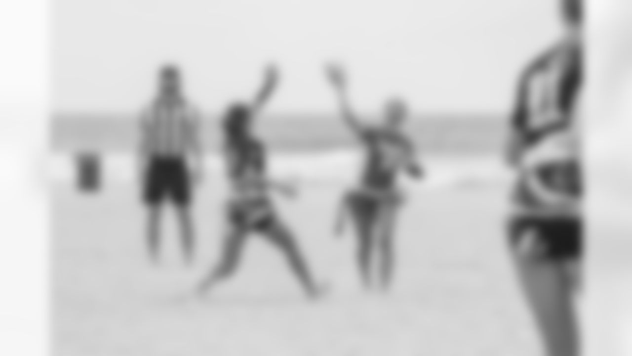 The Los Angeles Chargers host the Bolts on the Beach Flag Football Tournament on Saturday, May 17, 2025 at 11th Street Beach Park in Huntington Beach, CA.
