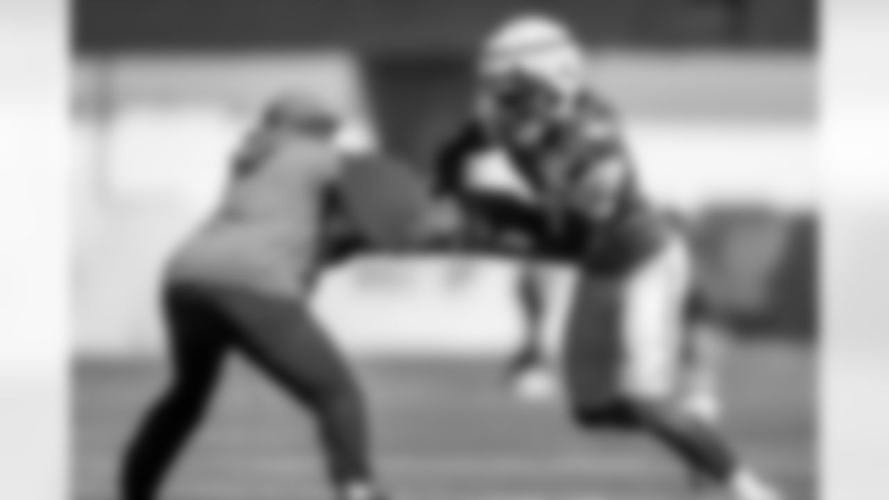 The Los Angeles Chargers hold Rookie Mini-Camp on Saturday, May 10, 2025 at The Bolt in El Segundo, CA.