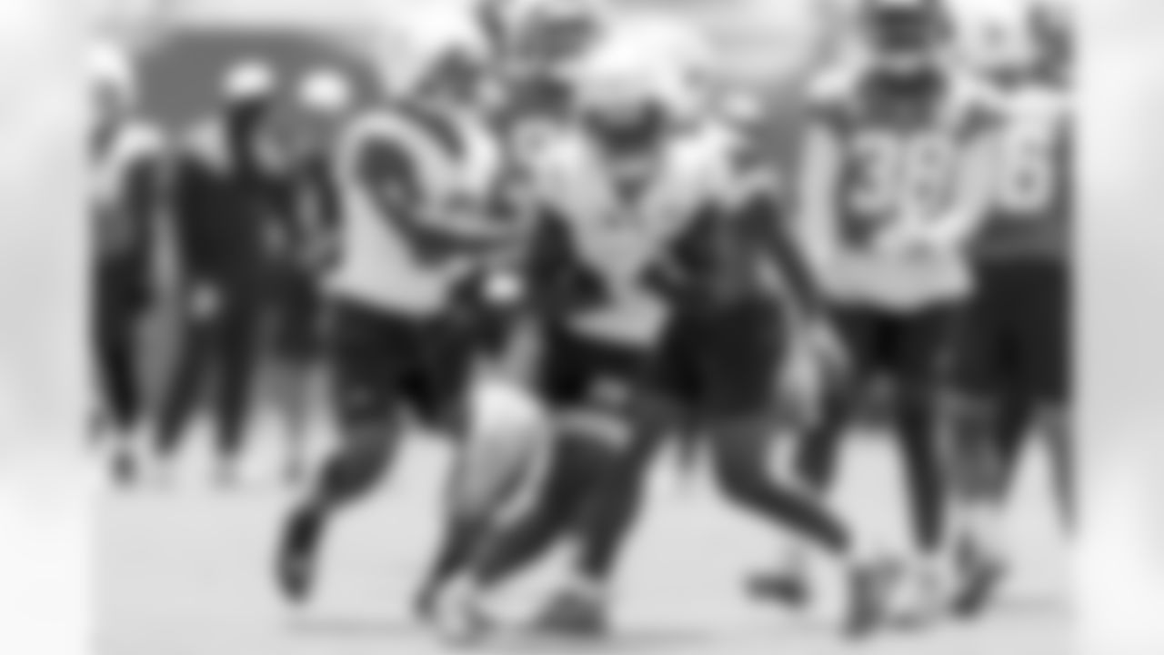 The Los Angeles Chargers practice at Training Camp on Tuesday, July 29, 2025 at The Bolt in El Segundo, CA.