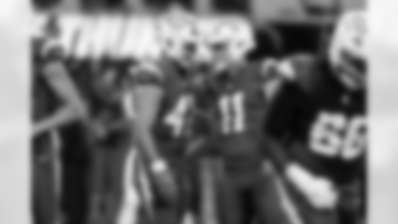 LS Josh Harris (47) and K Cameron Dicker (11)