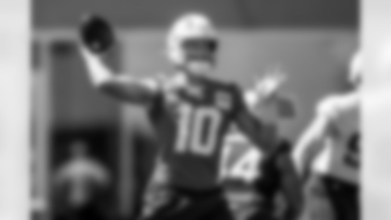 The Los Angeles Chargers practice on Friday, October 3, 2025 at The Bolt in El Segundo, CA.