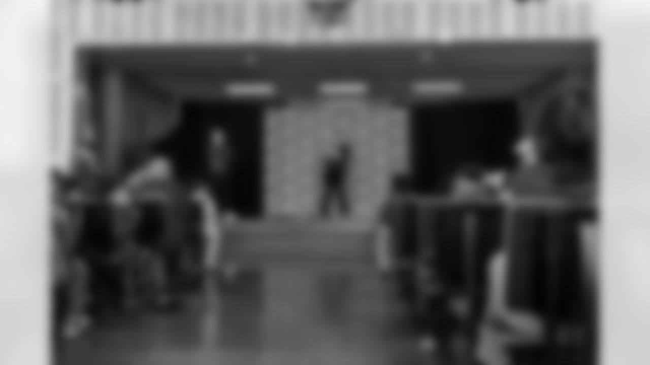 The Los Angeles Chargers host their annual Bikes for Kids event on Monday, December 15, 2025 at Washington Washington Elementary School in Pasadena, CA.