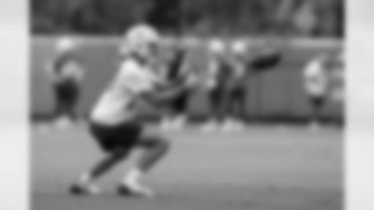 The Los Angeles Chargers hold OTA's on Monday, May 20, 2024 at Hoag Performance Center in Costa Mesa, CA.
