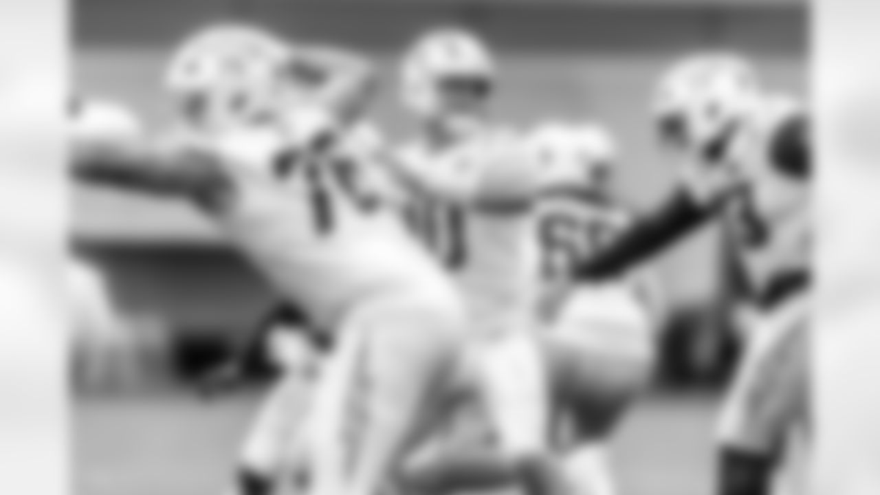 Los Angeles Chargers players participate in Phase 3 of the offseason program on Tuesday, June 3, 2025 at The Bolt in El Segundo, CA.