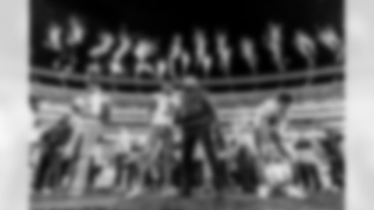 Take a look back at the Chargers Wild Card matchup with the Patriots in monochrome.