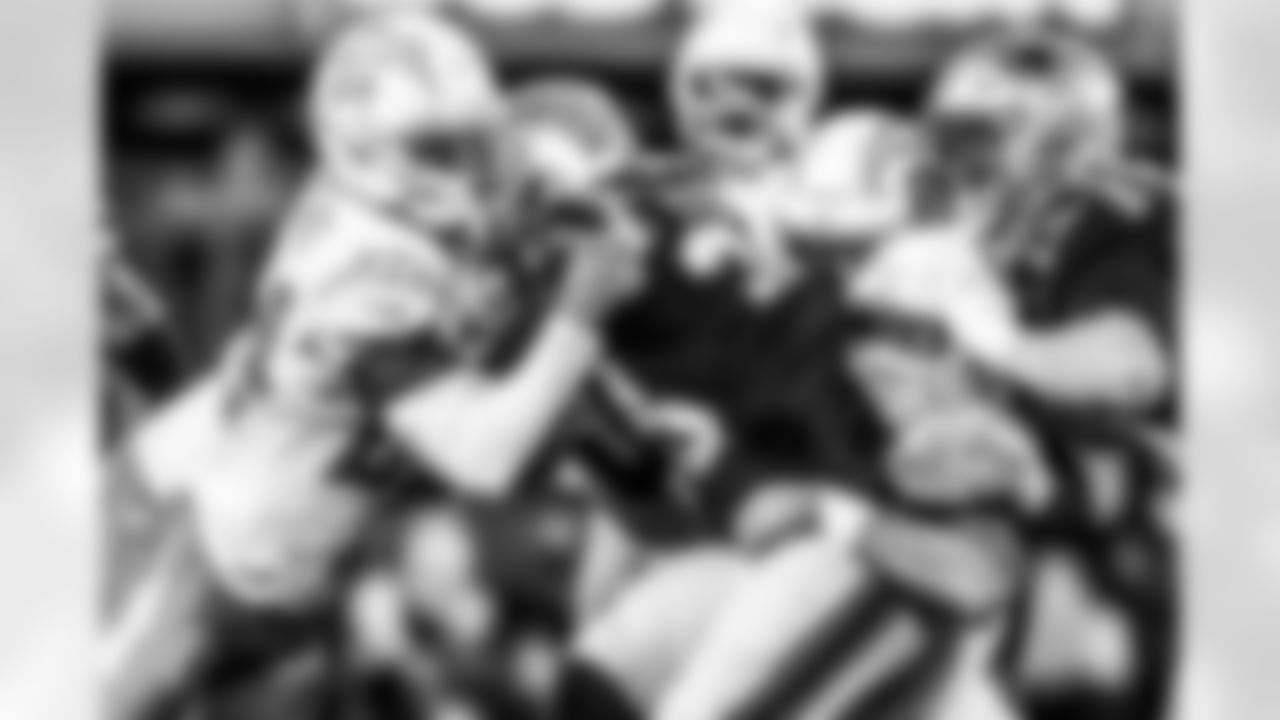 Take a look back at the Chargers Wild Card matchup with the Patriots in monochrome.