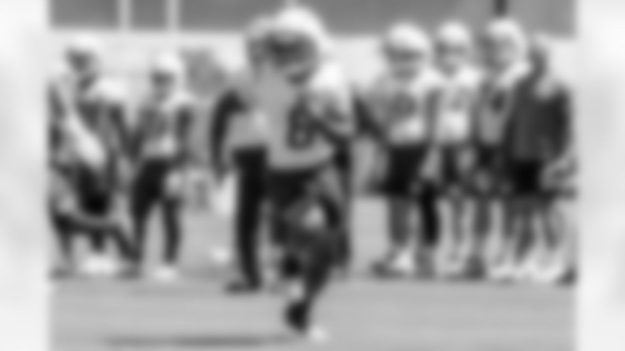 The Los Angeles Chargers practice at Training Camp on Wednesday, August 20, 2025 at The Bolt in El Segundo, CA.