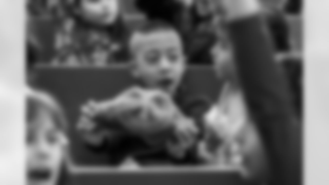 The Los Angeles Chargers host their annual Bikes for Kids event on Monday, December 15, 2025 at Washington Washington Elementary School in Pasadena, CA.