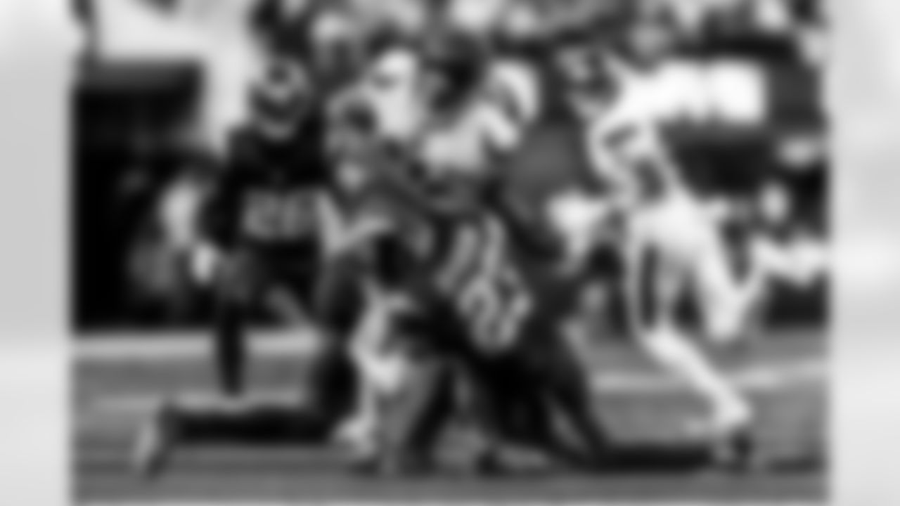 Take a look back at the Chargers Week 17 matchup with the Texans in monochrome.