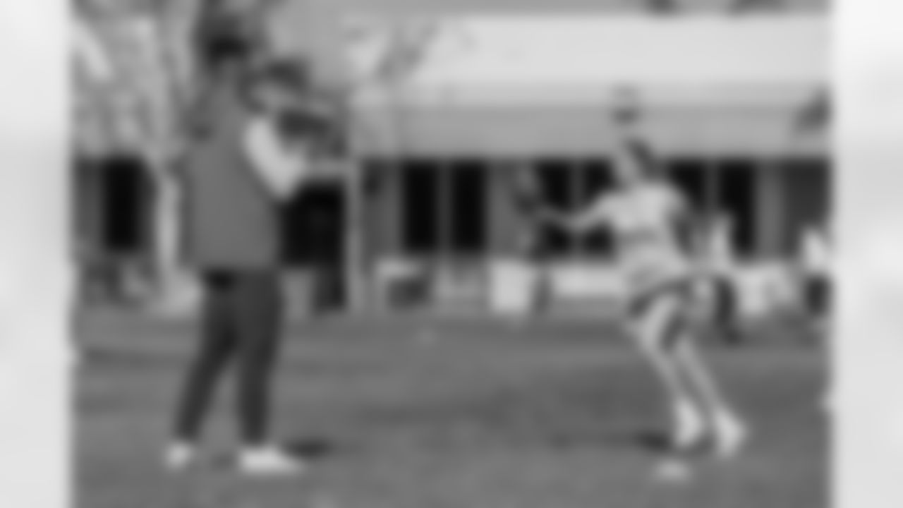 The Los Angeles Chargers host a girls flag football camp on Tuesday, December 02, 2025 at St. Joseph High School in Lakewood, CA.