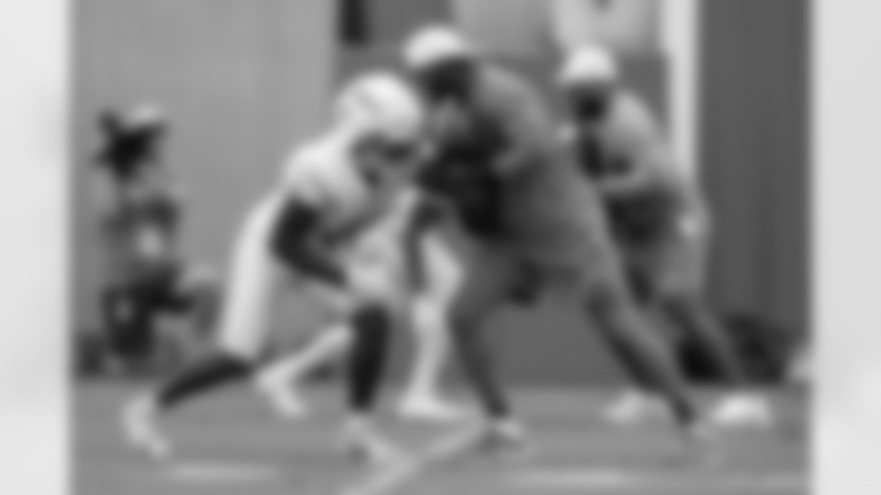 The Los Angeles Chargers practice at Training Camp on Monday, July 21, 2025 at The Bolt in El Segundo, CA.