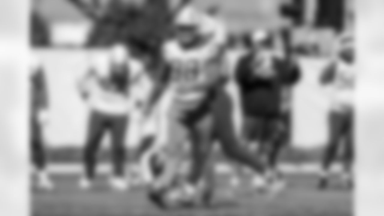 The Los Angeles Chargers practice on Thursday, October 16, 2025 at The Bolt in El Segundo, CA.