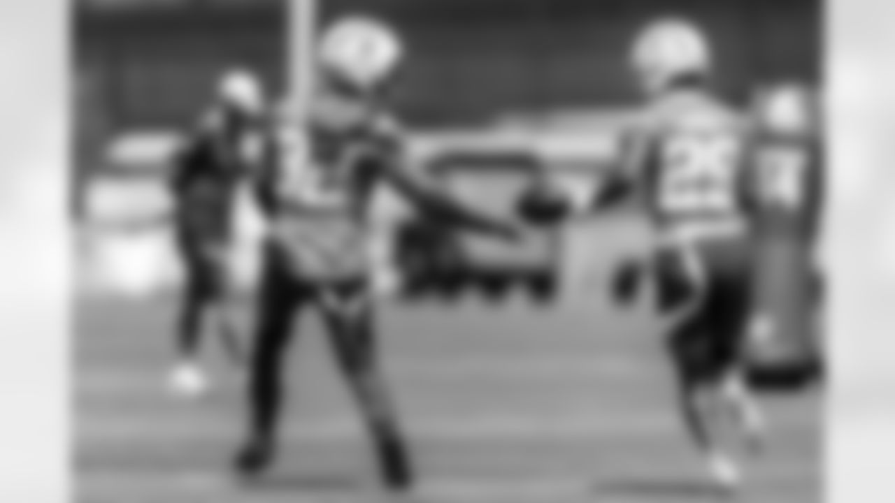 The Los Angeles Chargers practice at Training Camp on Wednesday, August 20, 2025 at The Bolt in El Segundo, CA.