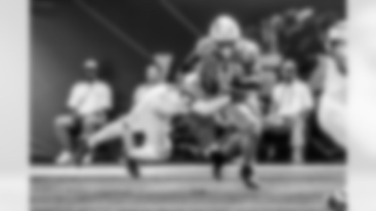 Take a look back at the Chargers Week 5 matchup with the Commanders in monochrome!