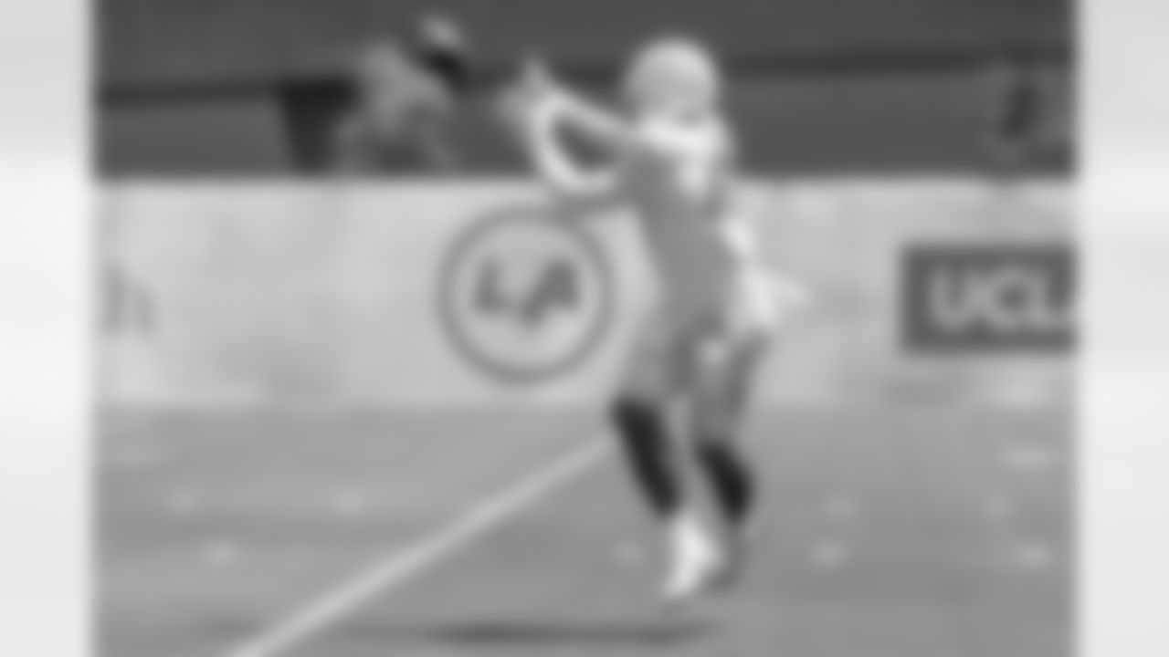 The Los Angeles Chargers practice at Training Camp on Monday, August 18, 2025 at The Bolt in El Segundo, CA.