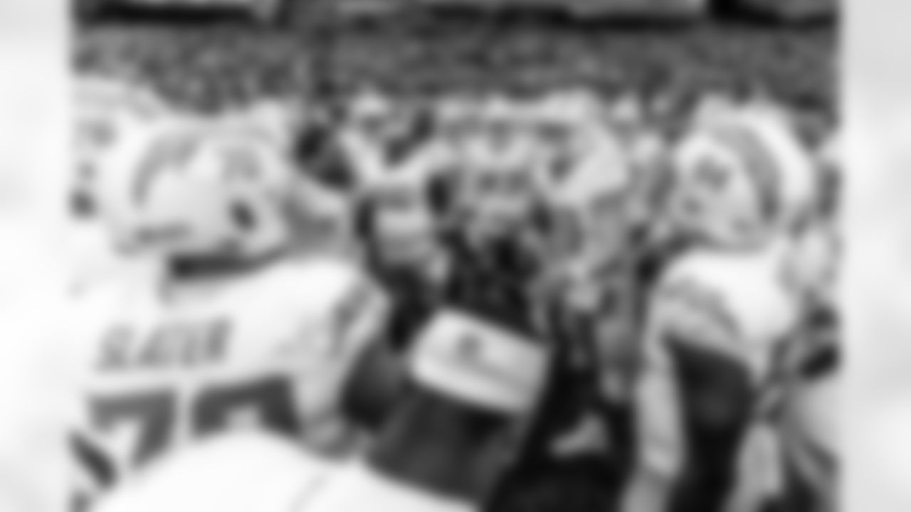 Take a look back at the Chargers Week 17 matchup with the Patriots in monochrome!