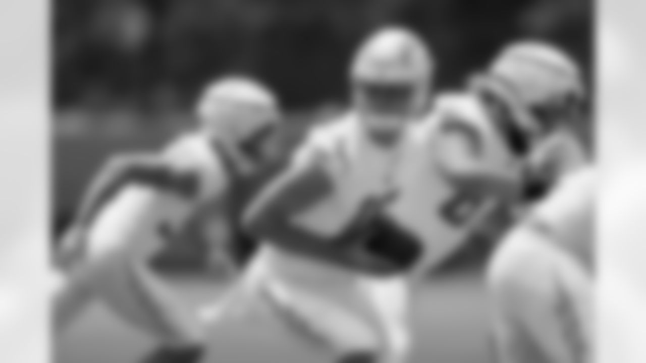 The Los Angeles Chargers hold Rookie Mini-Camp on Saturday, May 11, 2024 at Hoag Performance Center in Costa Mesa, CA.