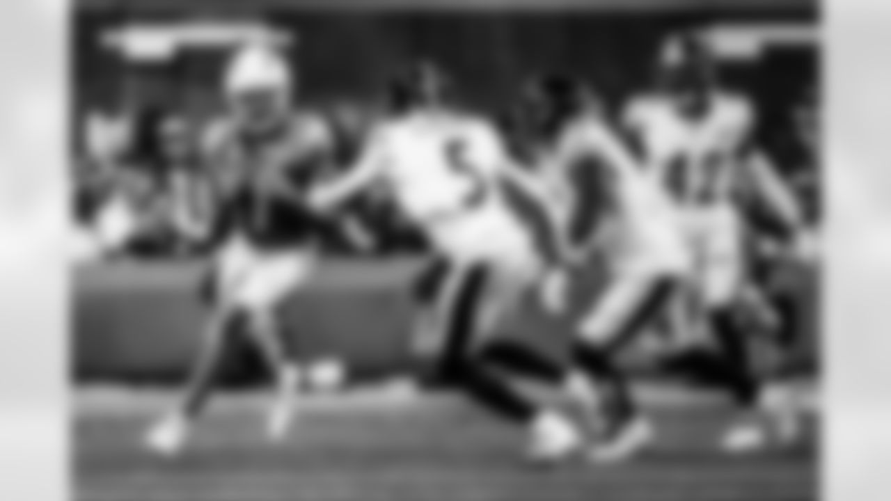 Take a look back at the Chargers Week 10 matchup with the Steelers in monochrome.