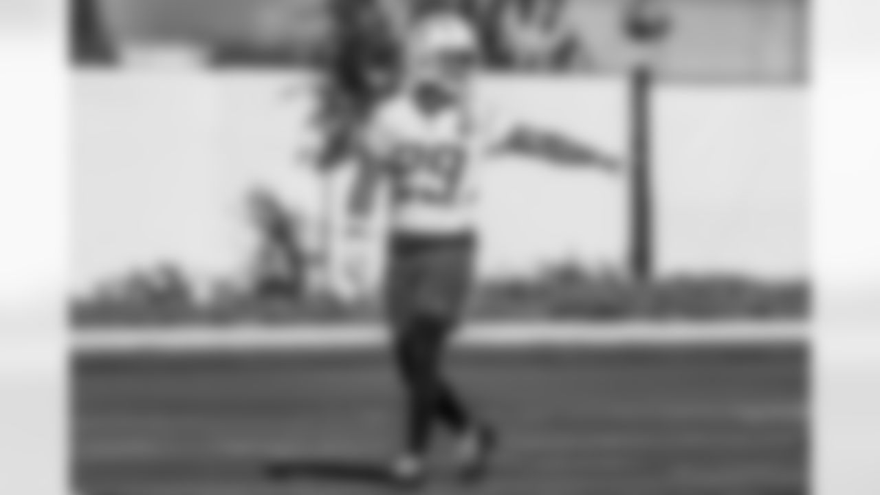 The Los Angeles Chargers practice on Friday, December 5, 2025 at The Bolt in El Segundo, CA.