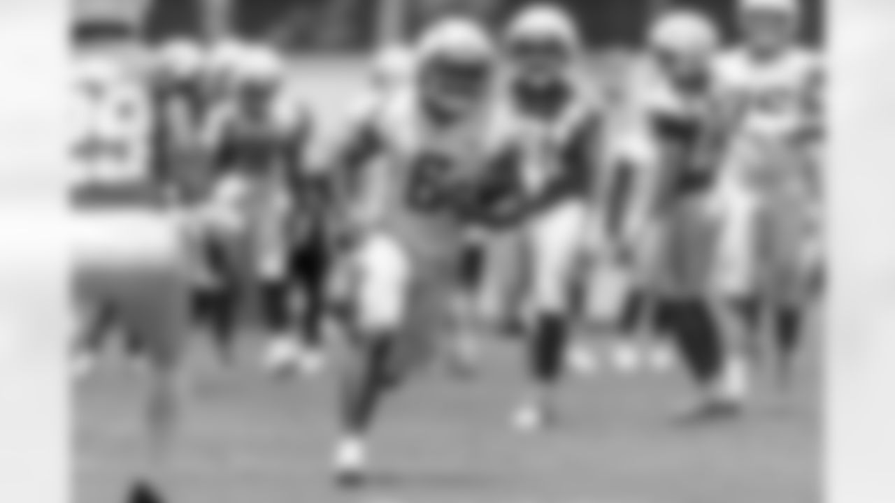 The Los Angeles Chargers hold Mandatory Mini-Camp on Thursday, June 12, 2025 at The Bolt in El Segundo, CA.