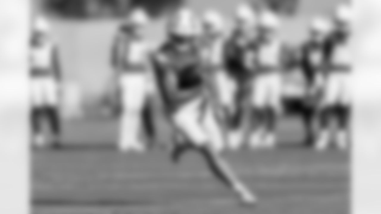 The Los Angeles Chargers practice at Training Camp on Saturday, July 27, 2024 at The Bolt in El Segundo, CA.
