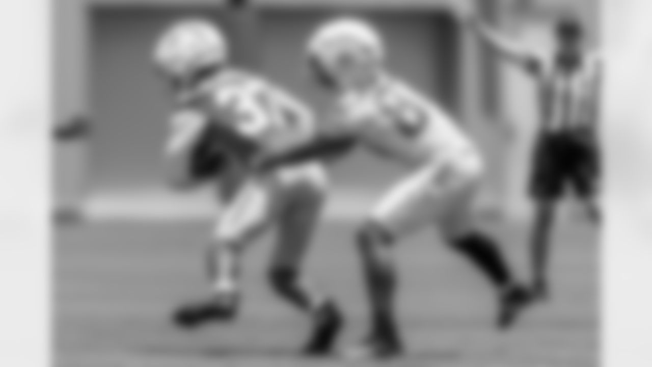 The Los Angeles Chargers hold Mandatory Mini-Camp on Thursday, June 12, 2025 at The Bolt in El Segundo, CA.