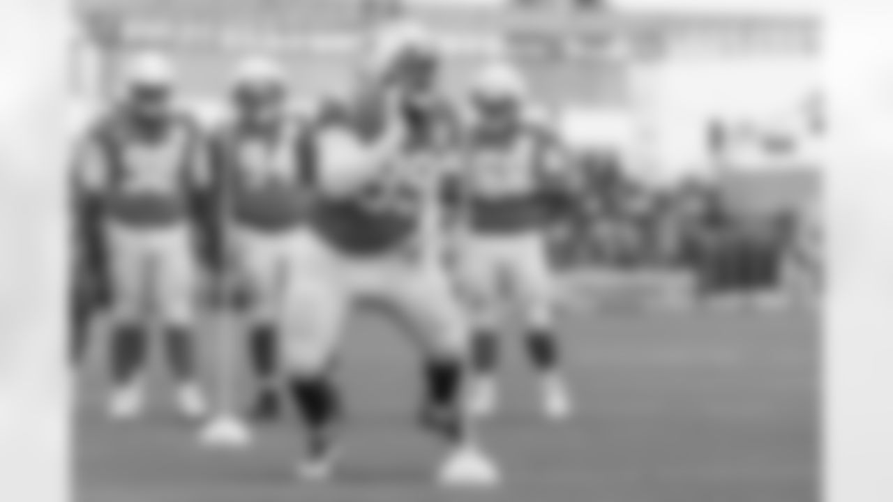 The Los Angeles Chargers practice at Training Camp on Monday, July 28, 2025 at The Bolt in El Segundo, CA.
