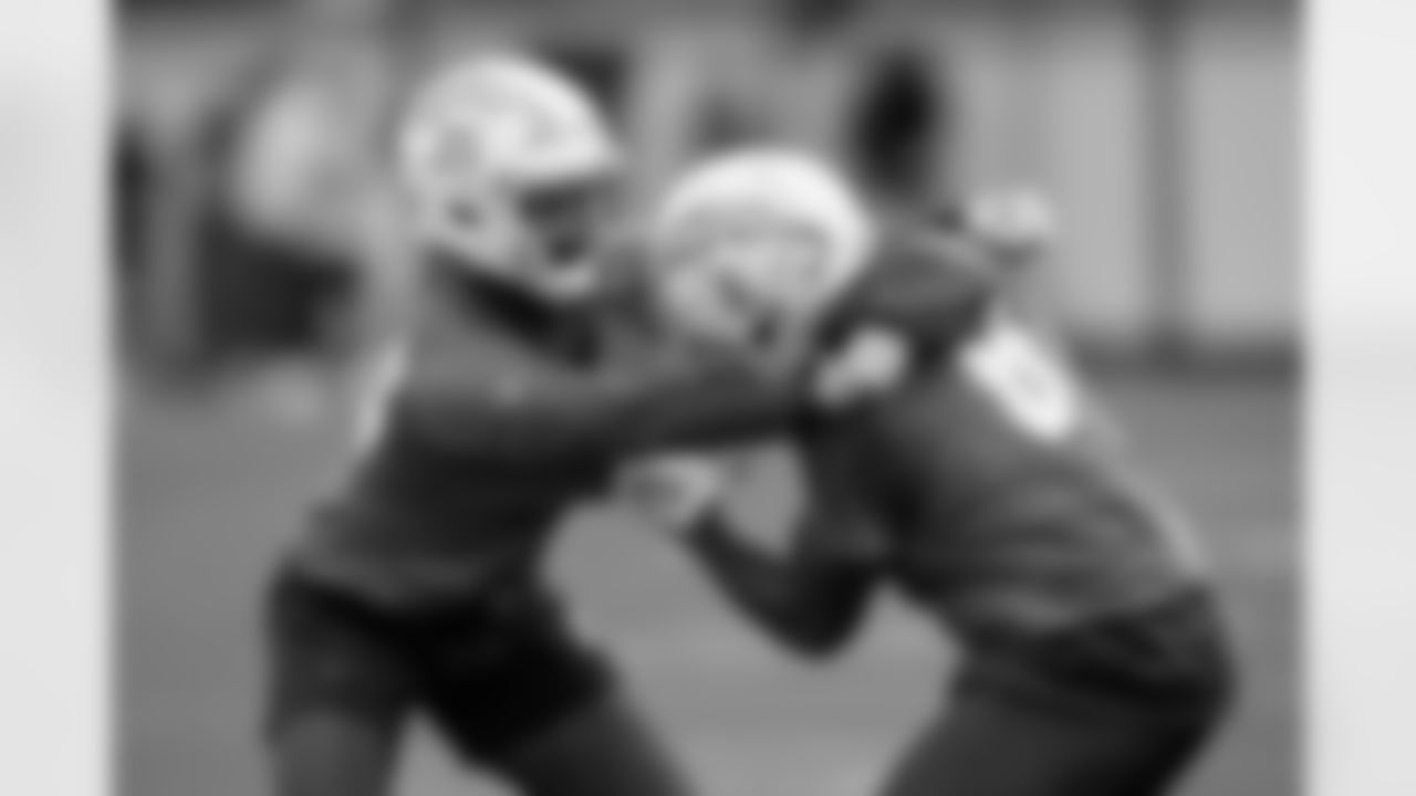 The Los Angeles Chargers hold OTA's on Monday, May 20, 2024 at Hoag Performance Center in Costa Mesa, CA.