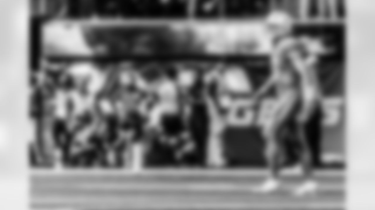Take a look back at the Chargers Week 5 matchup with the Commanders in monochrome!