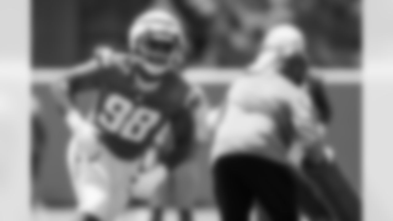 The Los Angeles Chargers hold Rookie Mini-Camp on Saturday, May 11, 2024 at Hoag Performance Center in Costa Mesa, CA.