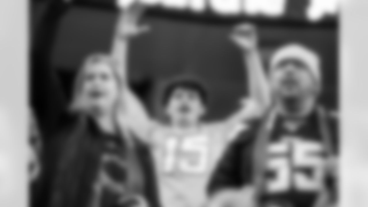 Check out some of the best photos of the Bolt Fam getting together at SoFi Stadium as the Chargers take on the Houston Texans in Week 17!