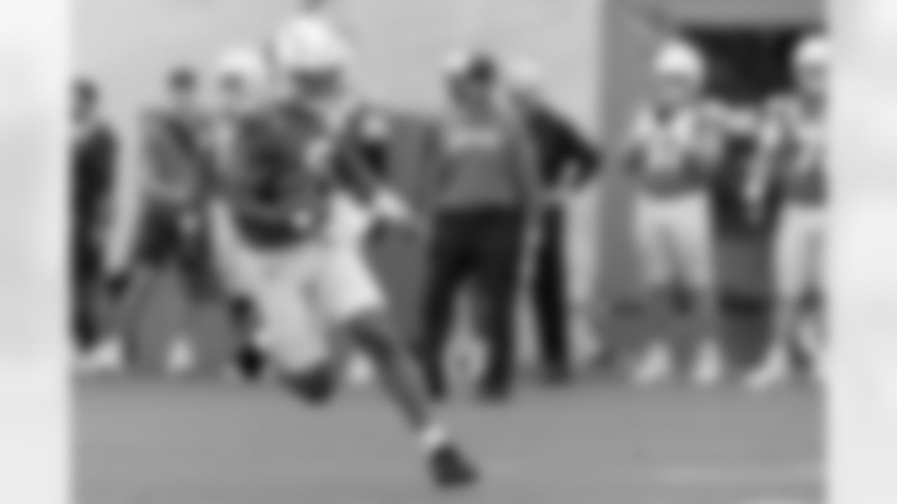 The Los Angeles Chargers practice at Training Camp on Monday, July 21, 2025 at The Bolt in El Segundo, CA.