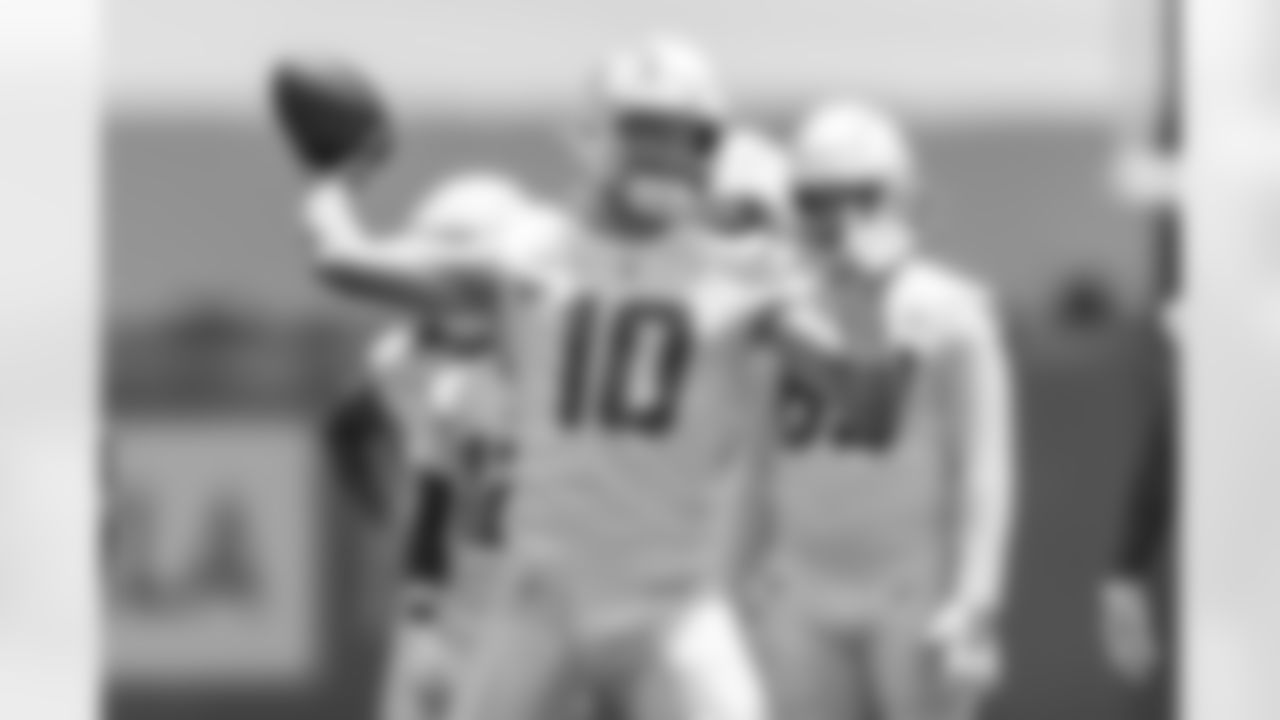 The Los Angeles Chargers hold Mandatory Mini-Camp on Thursday, June 12, 2025 at The Bolt in El Segundo, CA.