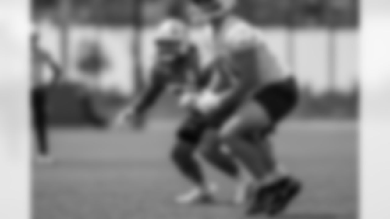 The Los Angeles Chargers practice at Training Camp on Thursday, August 21, 2025 at The Bolt in El Segundo, CA.