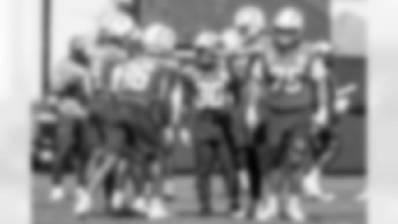 The Los Angeles Chargers practice on Thursday, October 9, 2025 at The Bolt in El Segundo, CA.