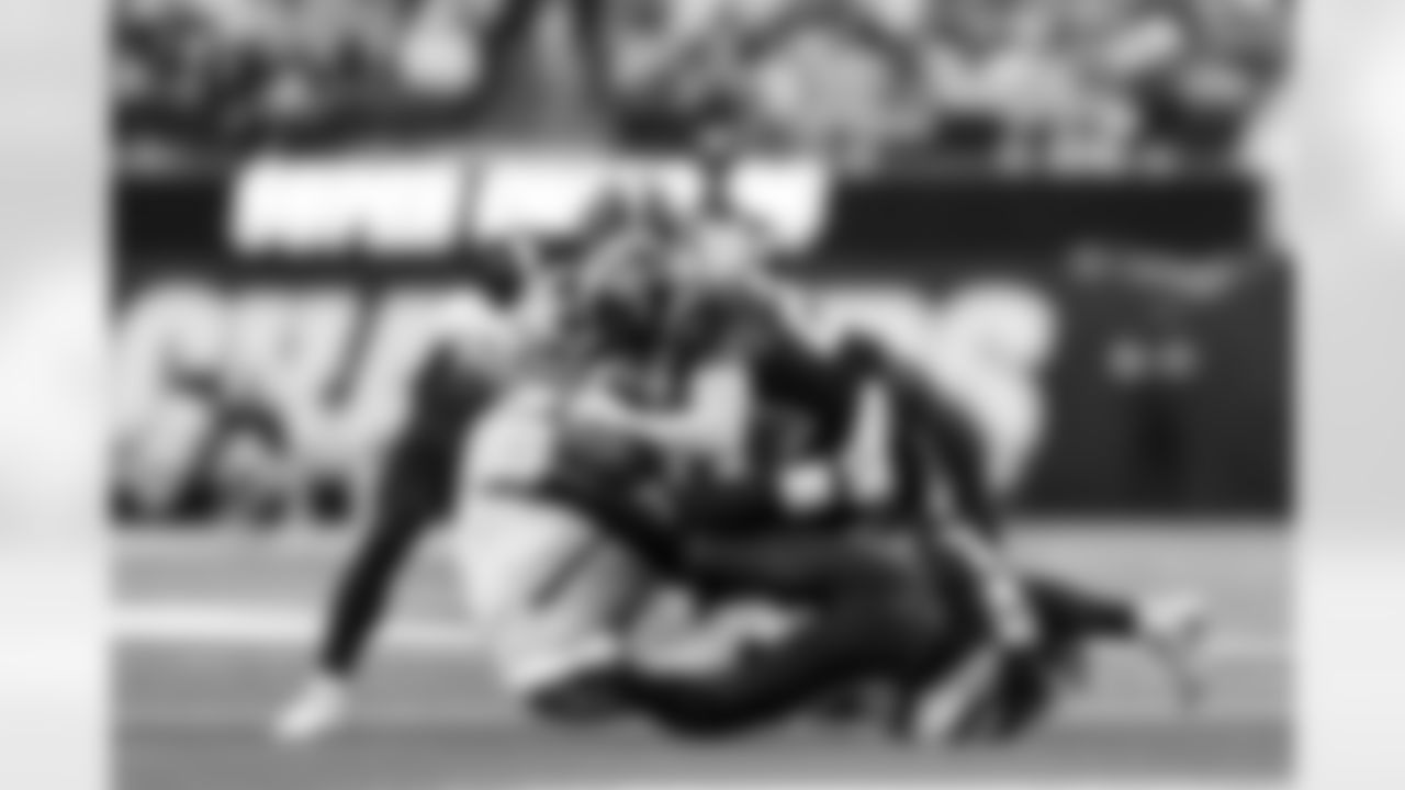 DB Elijah Molden (2), CB Donte Jackson (26) and S Tony Jefferson (23)