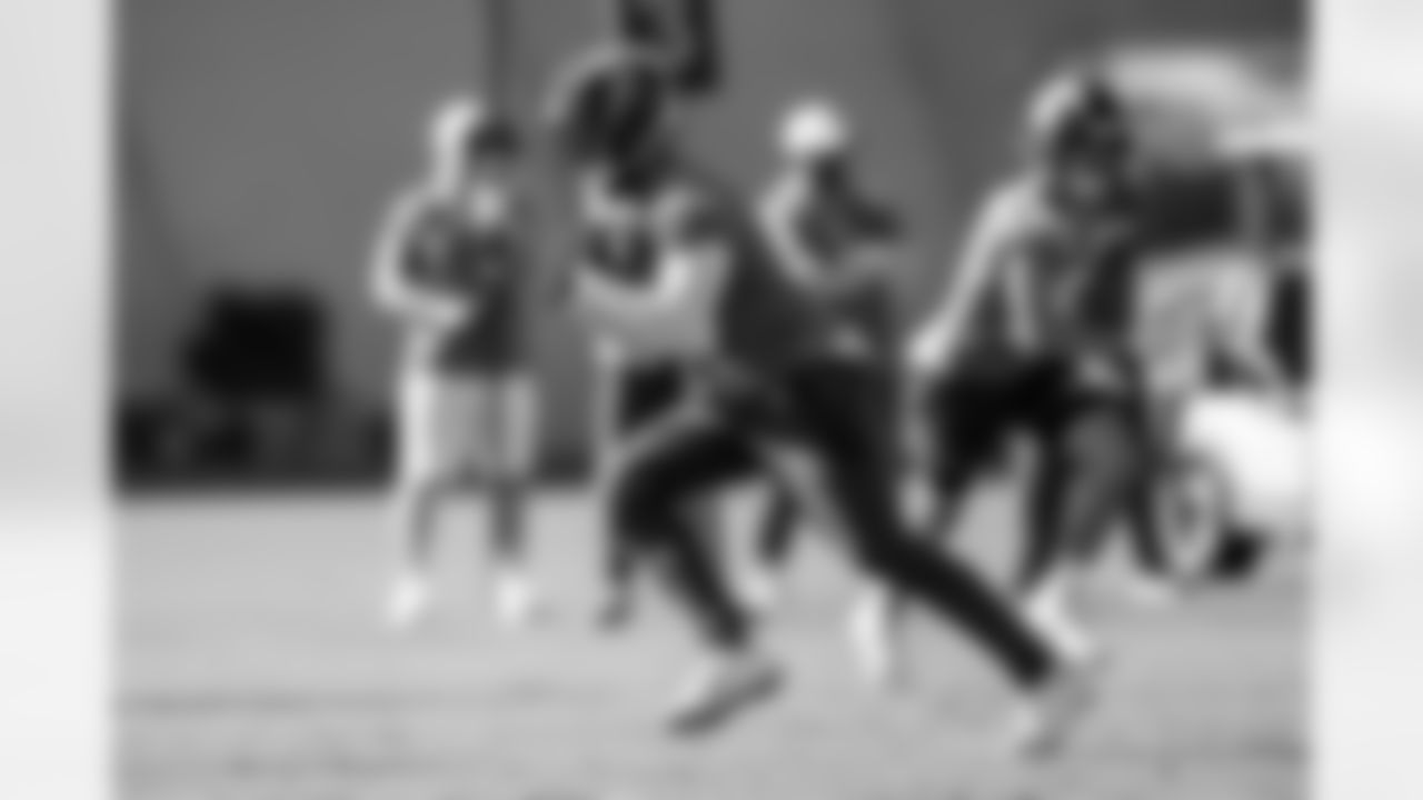 The Los Angeles Chargers practice on Friday, November 28, 2025 at The Bolt in El Segundo, CA.