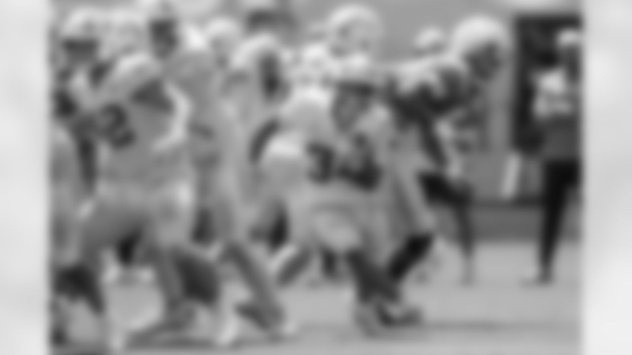 The Los Angeles Chargers practice at Training Camp on Monday, July 28, 2025 at The Bolt in El Segundo, CA.