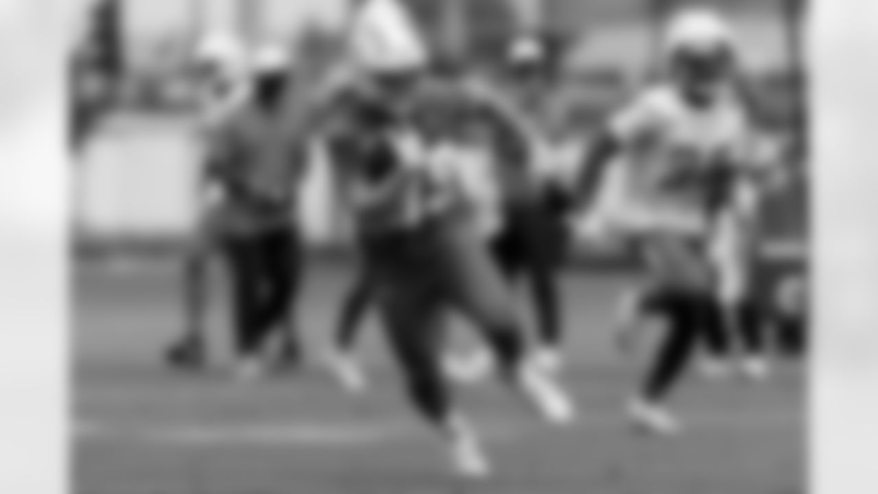 The Los Angeles Chargers practice on Thursday, August 28, 2025 at The Bolt in El Segundo, CA.