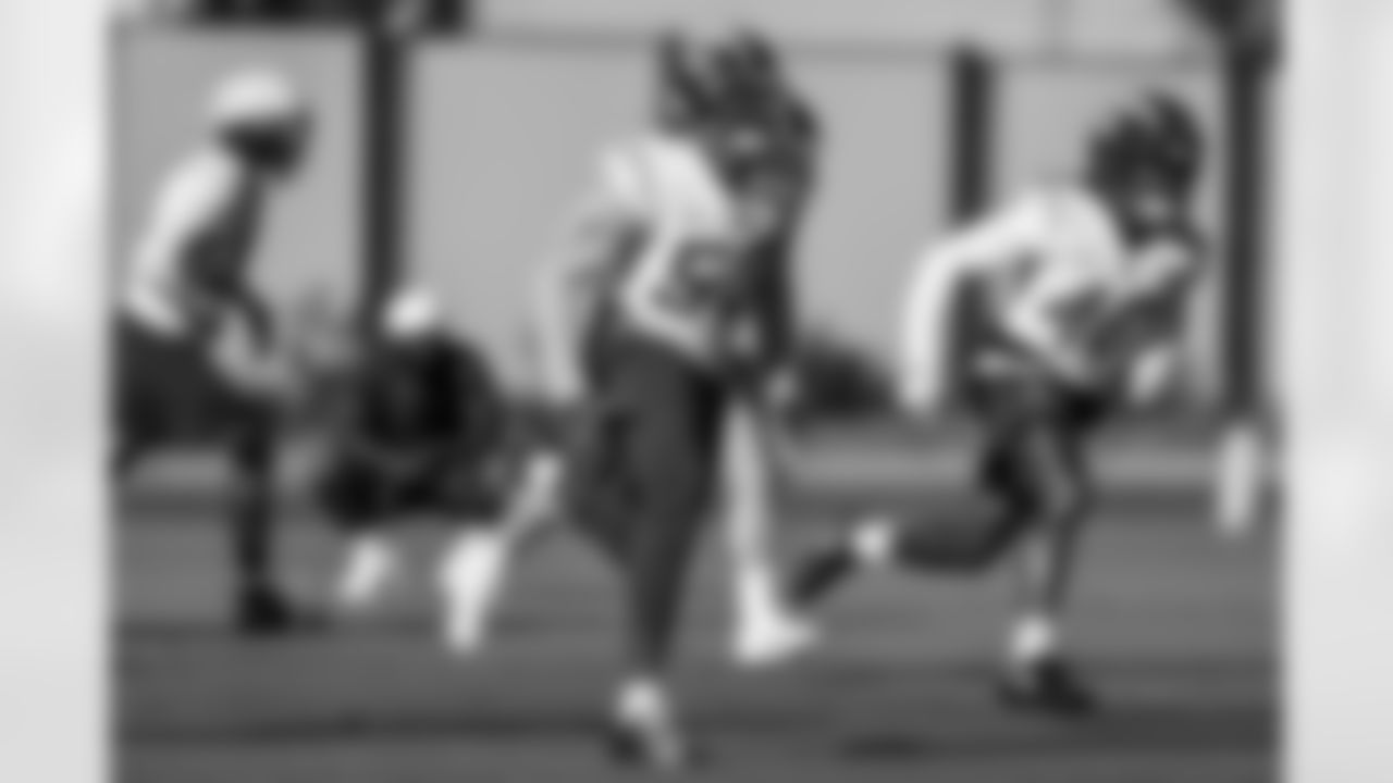 The Los Angeles Chargers practice on Tuesday, October 21, 2025 at The Bolt in El Segundo, CA.
