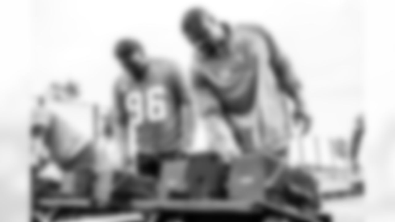Los Angeles Chargers players participate in Phase 2 of the offseason program on Monday, May 5, 2025 at The Bolt in El Segundo, CA.