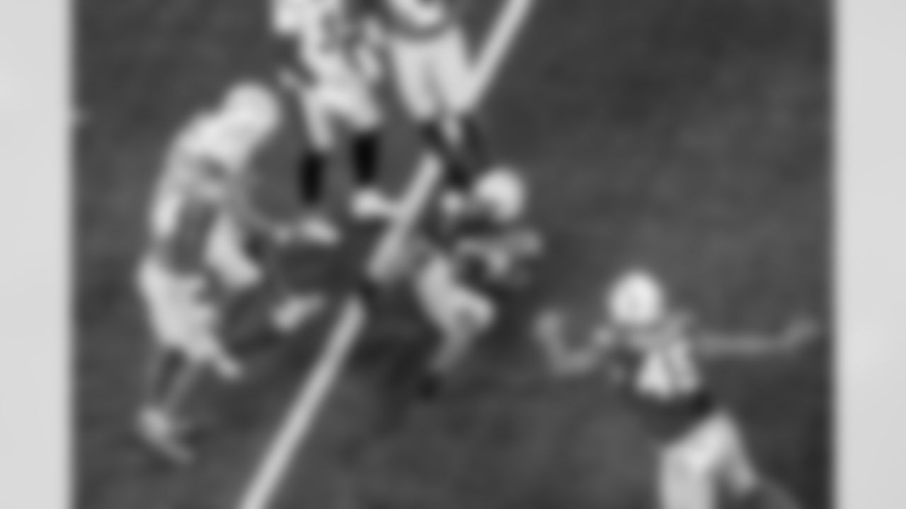 CB Benjamin St-Juste (24), LS Josh Harris (47), LB Del'Shawn Phillips (53) and OLB Tuli Tuipulotu (45)