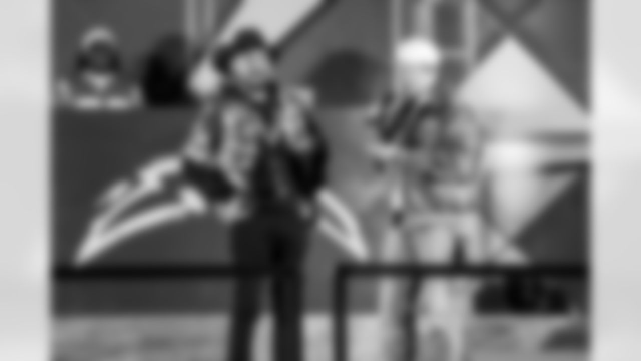 Fans gather at The Bolt for the Fan Rally + Drone Show on Friday January 9th, 2025