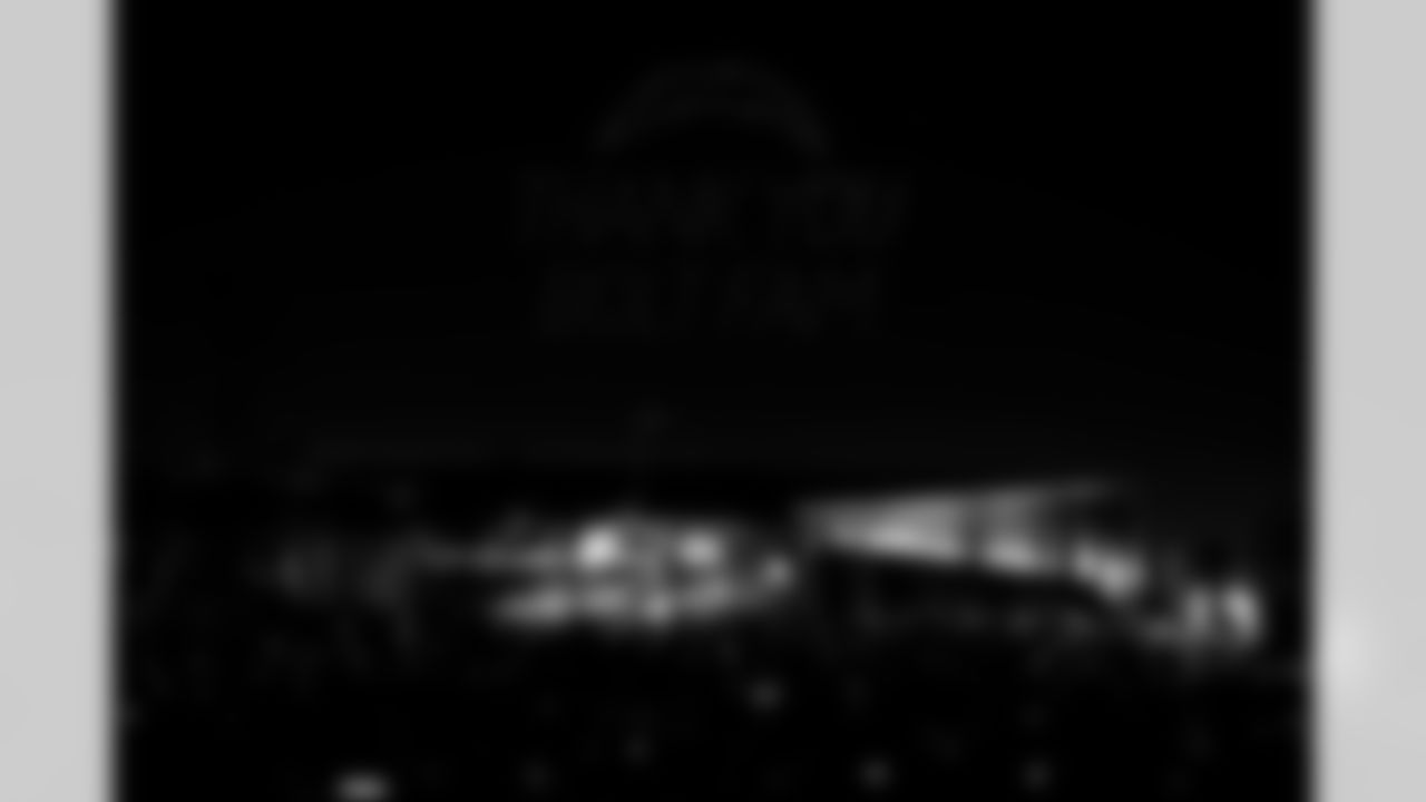 Fans gather at The Bolt for the Fan Rally + Drone Show on Friday January 9th, 2025