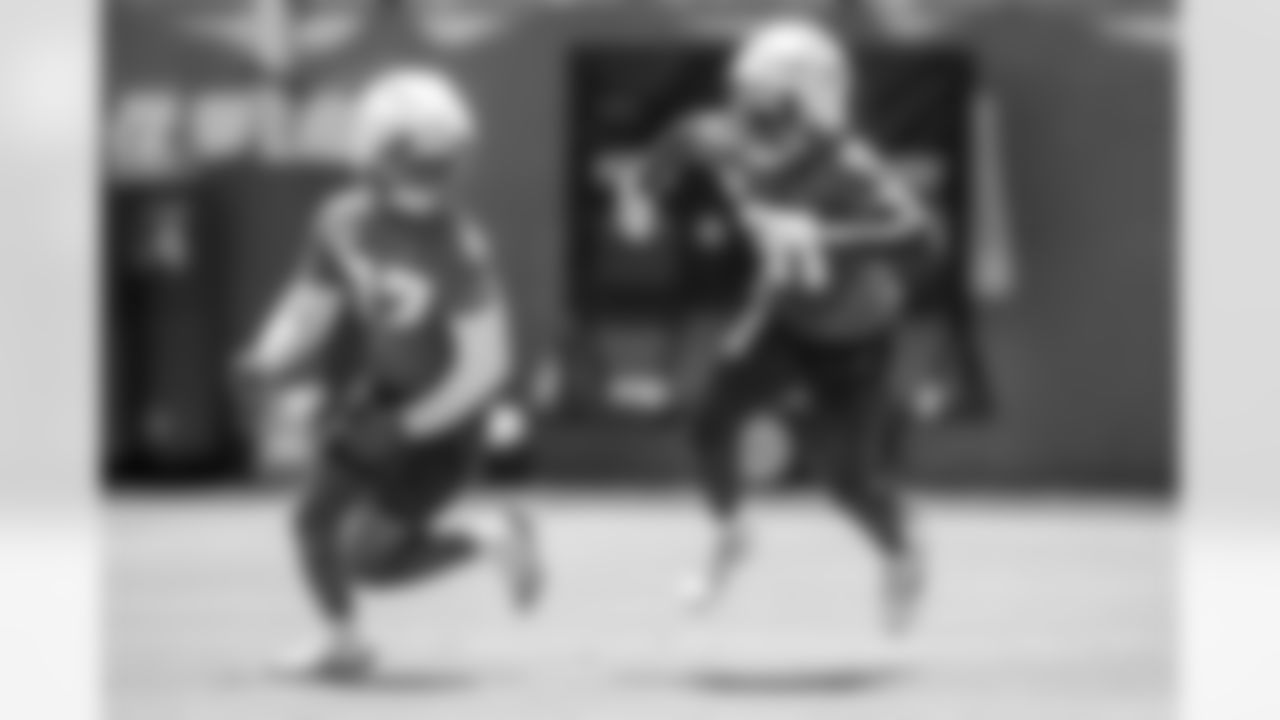 Los Angeles Chargers players participate in Phase 3 of the offseason program on Monday, June 16, 2025 at The Bolt in El Segundo, CA.